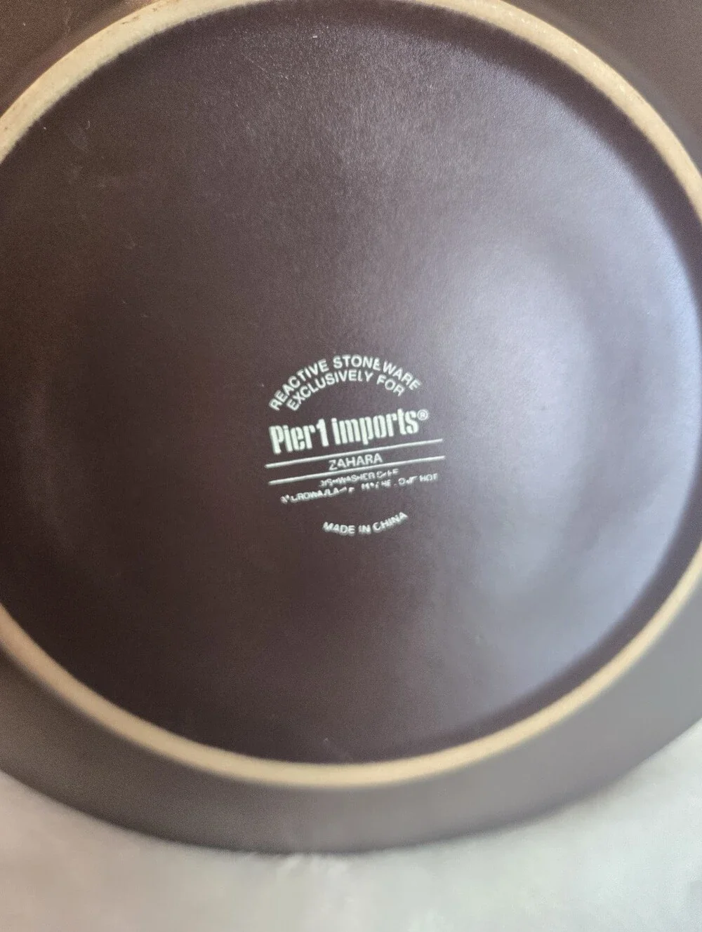 Pier 1 Zahara Reactive Stoneware Salad Plates 8.5